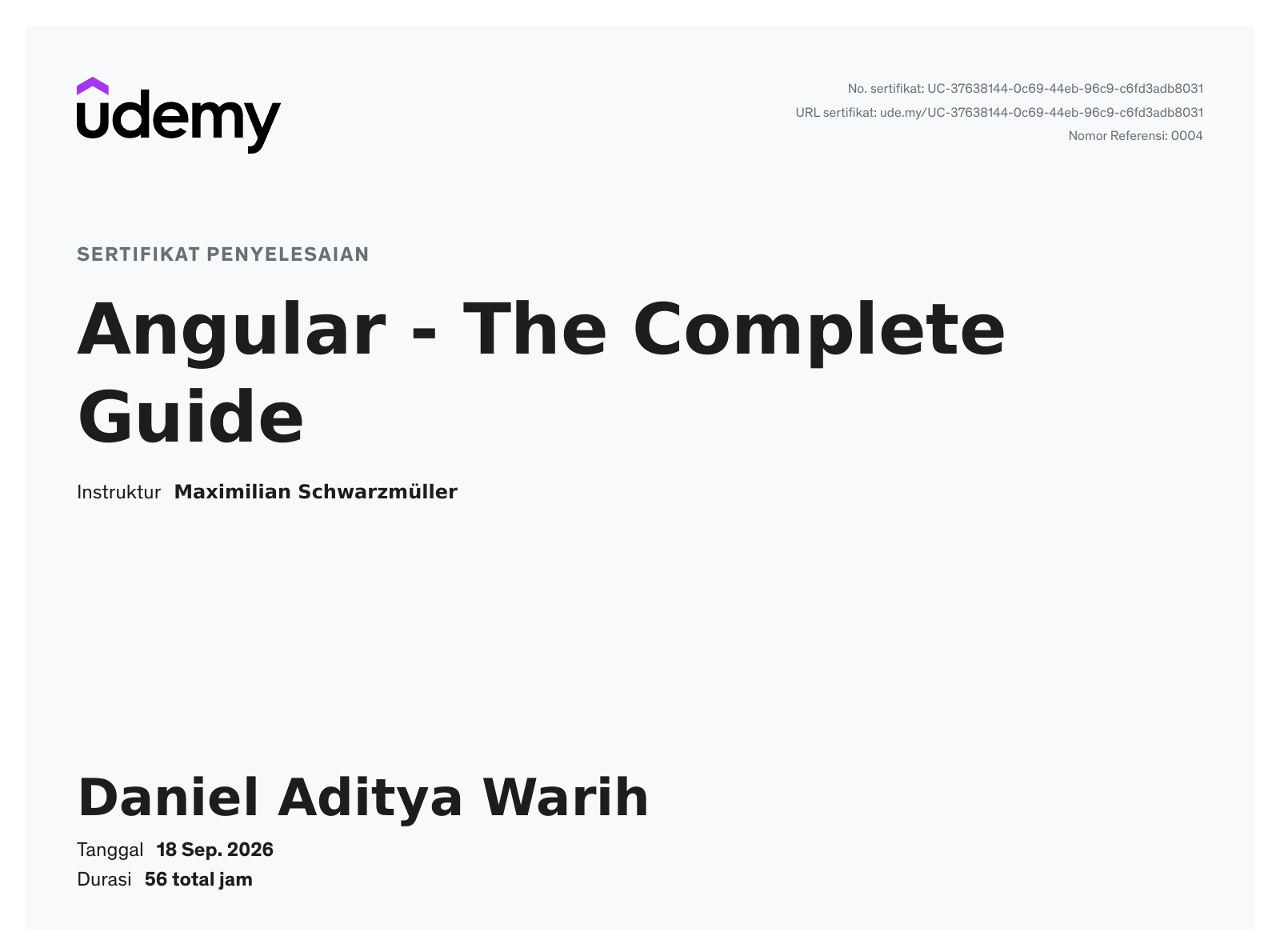 Angular - The Complete Guide