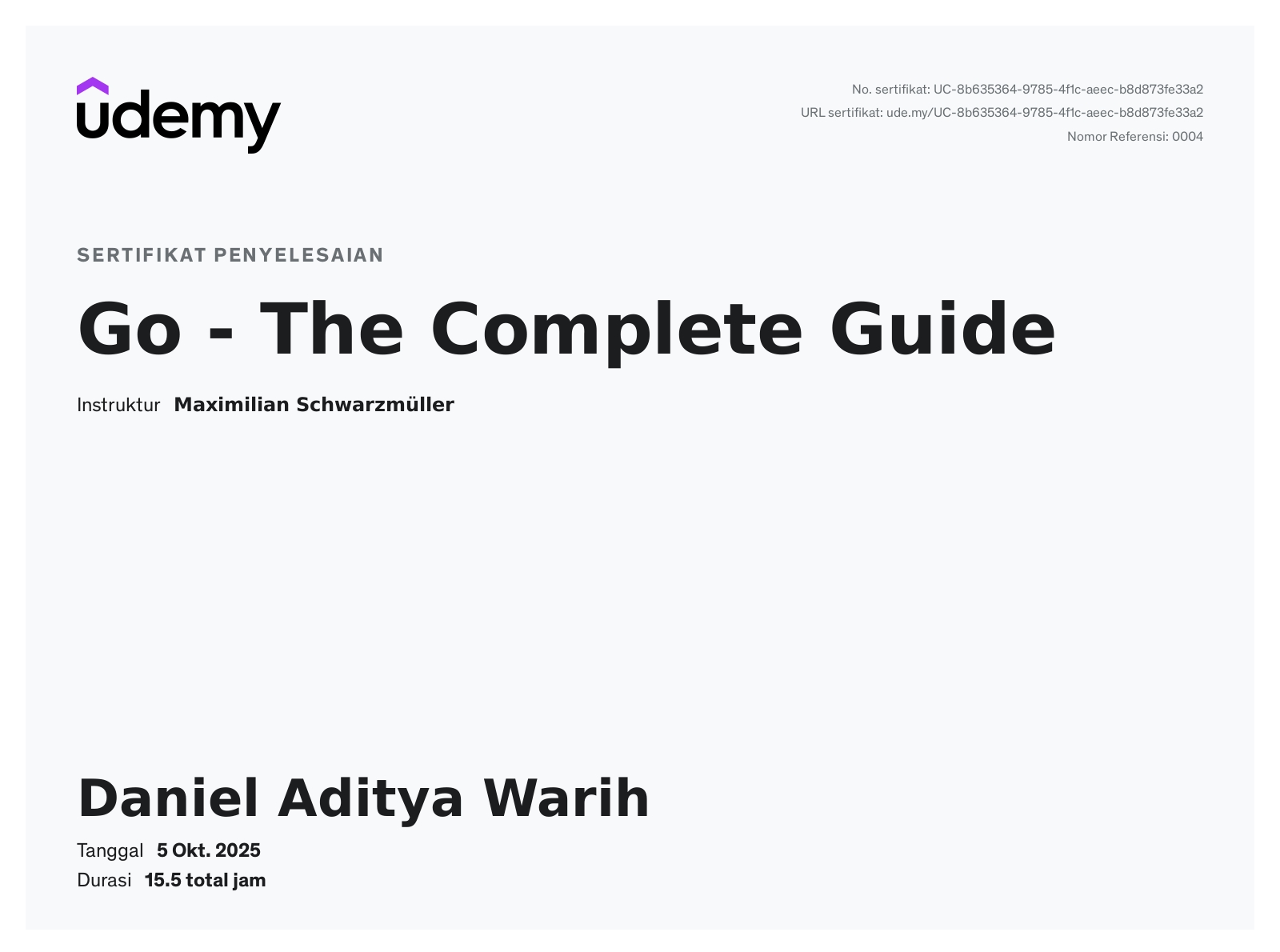 Go - The Complete Guide